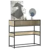 Image de vidaXL Table console chêne sonoma 90x35x80 cm bois d'ingénierie849170