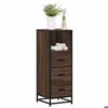 Image de vidaXL Armoire de bain chêne marron 35x37,5x100 cm bois d'ingénierie849253