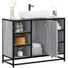 Image de Vidaxl Armoire Lavabo De Salle De Bain Sonoma Gris Bois D'ingénierie