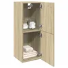 Image de vidaXL Vidaxl Armoire De Salle De Bain Chêne Sonoma 30x30x80 Cm Aggloméré