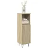 Image de Vidaxl Armoire Salle De Bain ChÃªne Sonoma 30x30x100 Cm