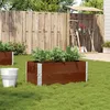 Image de vidaXL Vidaxl Jardinière Marron 100x50 Cm Bois Massif De Pin