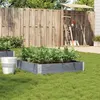 Image de vidaXL Jardinière gris 100x100 cm bois de pin massif3295397