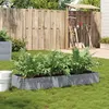 Image de vidaXL Jardinière gris 150x50 cm bois massif de pin3295405