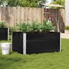 Image de vidaXL Jardinière noir 120x80 cm bois massif de pin3295424