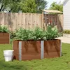 Image de vidaXL Jardinière marron 150x50 cm bois massif de pin3295438