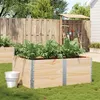 Image de vidaXL Jardinière 150x100 cm bois de pin massif3295439