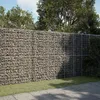 Image de vidaXL Vidaxl Panier Gabion Avec Couvercle 300x50x200 Cm Fer Galvanisé