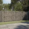 Image de vidaXL Vidaxl Panier Gabion Avec Couvercle 300x100x100 Cm Fer Galvanisé