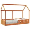 Image de vidaXL Cadre de lit d'enfants forme de maison 90x190cm bois massif pin