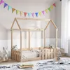 Image de vidaXL Cadre de lit d'enfants forme de maison 70x140cm bois pin massif
