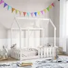 Image de vidaXL Cadre de lit d'enfants forme de maison 70x140cm bois pin massif