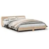 Image de vidaXL Cadre de lit avec tÃªte de lit 140x190 cm bois de pin massif