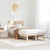 Image de vidaXL Cadre de lit sans matelas 75x190 cm bois de pin massif