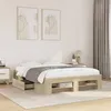 Image de vidaXL Cadre de lit sans matelas chêne sonoma 120x190 cm3295515