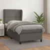 Image de vidaXL Cadre de lit avec tÃªte de lit blanc 120x190cm bois d'ingÃ©nierie