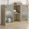 Image de Vidaxl Buffet ChÃªne Sonoma 102x37x75,5 Cm Bois D'ingÃ©nierie