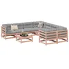 Image de vidaXL Salon de jardin 9 pcs bois massif sapin de douglas