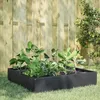 Image de Vidaxl Lit SurÃ©levÃ© De Jardin Anthracite 100x100x33,5 Cm Acier
