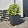 Image de Vidaxl JardiniÃ¨re Anthracite 30x30x30 Cm Acier