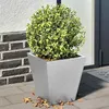 Image de vidaXL Jardinières 2 pcs 30x30x30 cm acier galvanisé851049