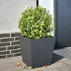 Image de Vidaxl JardiniÃ¨re Anthracite 40x40x40 Cm Acier