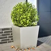 Image de Vidaxl JardiniÃ¨res 2 Pcs 50x50x50 Cm Acier Inoxydable
