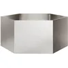 Image de Vidaxl JardiniÃ¨re Hexagone 104x90x45 Cm Acier Inoxydable