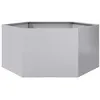 Image de vidaXL Jardinière hexagone 104x90x45 cm acier galvanisé851134