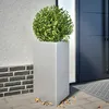 Image de Vidaxl JardiniÃ¨re Triangulaire 50x43x75 Cm Acier GalvanisÃ©