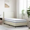 Image de vidaXL Matelas en mousse à mémoire de forme blanc 90x190x17 cm4013418