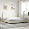 Image de vidaXL Matelas en mousse à mémoire de forme blanc 200x200x17 cm4013421