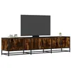 Image de vidaXL Meuble TV chêne fumé 180x35x41 cm bois d'ingénierie3300787