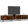 Image de vidaXL Meuble TV chêne fumé 210x35x41 cm bois d'ingénierie3300792