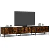 Image de vidaXL Meuble TV chêne fumé 240x35x41 cm bois d'ingénierie3300797
