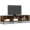 Image de vidaXL Meuble TV chêne fumé 180x40x46 cm bois d'ingénierie3300807