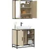 Image de Vidaxl Ensemble De Meubles De Salle De Bain 2 Pcs Chêne Sonoma
