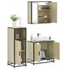 Image de vidaXL Ensemble de meubles de salle de bain 3 pcs chÃªne sonoma
