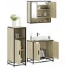 Image de vidaXL Ensemble de meubles de salle de bain 3 pcs chÃªne sonoma