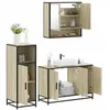 Image de vidaXL Ensemble de meubles de salle de bain 3 pcs chÃªne sonoma