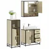 Image de vidaXL Ensemble de meubles de salle de bain 3 pcs chêne sonoma3300986