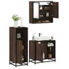 Image de vidaXL Ensemble de meubles de salle de bain 3 pcs Chêne marron3300999