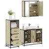 Image de vidaXL Ensemble de meubles de salle de bain 3 pcs chÃªne sonoma