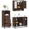 Image de vidaXL Ensemble de meubles de salle de bain 3 pcs Chêne marron3301064