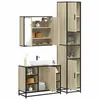 Image de vidaXL Ensemble de meubles de salle de bain 3 pcs chêne sonoma3301091