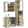 Image de vidaXL Ensemble de meubles de salle de bain 3 pcs chÃªne sonoma