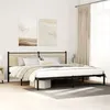 Image de vidaXL Cadre de lit en métal sans matelas chêne sonoma 200x200 cm