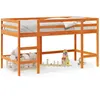 Image de vidaXL Vidaxl Lit Mezzanine Enfants Avec Échelle 90x200 Cm Bois De Pin Massif