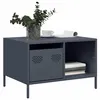 Image de vidaXL Table basse anthracite 68,5x50x43,5 cm acier laminé à froid851282