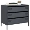 Image de vidaXL Buffet anthracite 68x39x58,5 cm acier laminé à froid851294